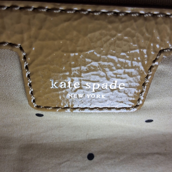 Kate Spade Doris Tweed Patent Leather Turnlock Tote - Picture 13 of 16